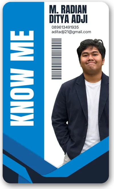 Kartu nama M. Radian Ditya Adji