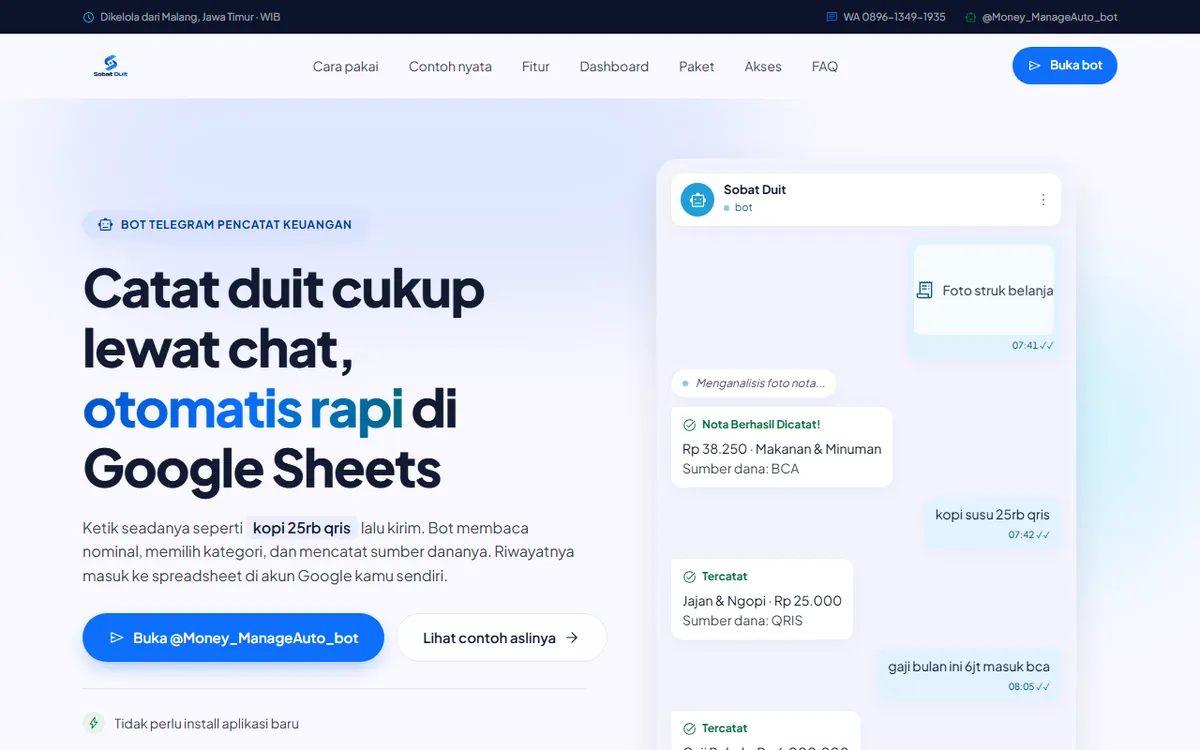 Sobat Duit website screenshot